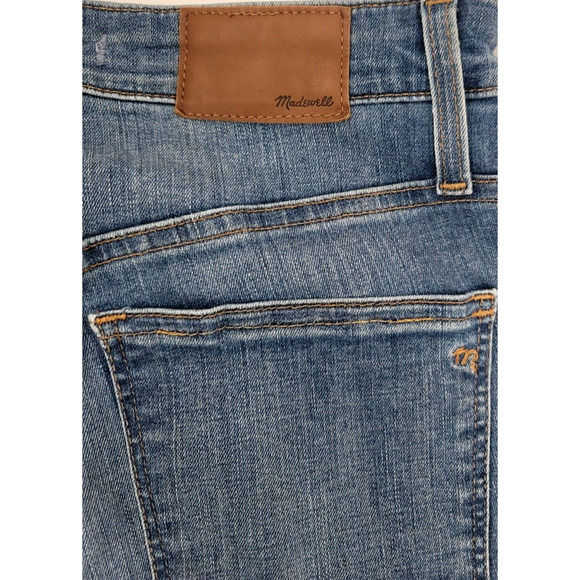 Madewell Curvy High-Rise Distressed Skinny Jeans: Drop Step-Hem Edition Size 27 - Picture 3 of 8